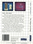 Sega  Master System  -  Aztec Adventure (Back)